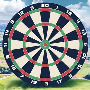 Dart Board Golf Game - Great Indoor Fun For Adults & Kids - Style A