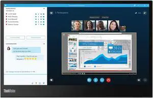 Lenovo ThinkVision M14 1080p 14" IPS Monitor, Black