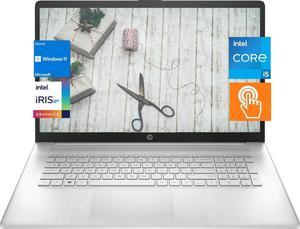 HP 17.3" HD+ Touchscreen Laptop,Intel Core i5-1335U,intel Iris Xe Graphics,Wi-Fi 6 and Bluetooth 5.2,Backlit Keyboard,8 GB RAM,512 GB SSD,Windows 11 Pro,Silver