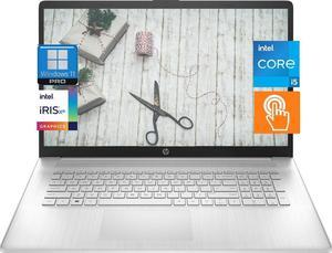 HP 17.3" HD+ Touchscreen Laptop,Intel Core i5-1335U,intel Iris Xe Graphics,Wi-Fi 6 and Bluetooth 5.2, 32 GB RAM,512 GB SSD,Windows 11 Pro,Silver
