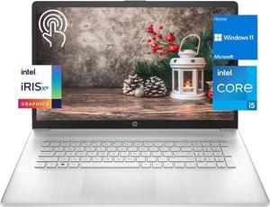 New HP Essential 17t-cn300 17.3" HD+ Touch Laptop, Laptop, Intel Core i5-1335U,intel Iris Xe Graphics,Wi-Fi 6 and Bluetooth 5.3,Backlit Keyboard,32 GB RAM,1 TB SSDWindows 11 HomeSilver