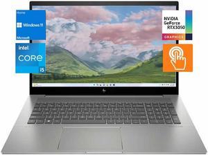 New HP Envy 17.3" FHD Touch Laptop,Intel Core i7-1355U,NVIDIA GeForce RTX 3050,Wi-Fi 6 and Bluetooth 5.3,Backlit KB,64 GB RAM,1 TB SSD,Windows 11 Home