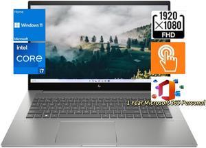 HP ENVY 17t-cr100 17.3" FHD Touch Laptop,Intel Core i7-13700H,Wi-Fi 6 and Bluetooth 5.3,Backlit Keyboard, 32GB RAM, 512GB SSD,Windows 11 Home,1-Year Microsoft 365
