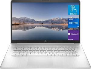 HP 17.3 HD+ Touch Laptop,Intel Core i7-1355U(up to 4.7 GHz),Wi-Fi and Bluetooth,8 GB RAM,512 GB SSD+1T HDD,Windows 11 Pro,Silver