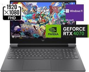 HP Victus 16.1 FHD Gaming RTX 4070 Graphics Laptop,AMD Ryzen 7 8845HS(Beats i9-13900HX),32 GB DDR5 RAM,1 TB SSD,Windows 11 Pro,Black