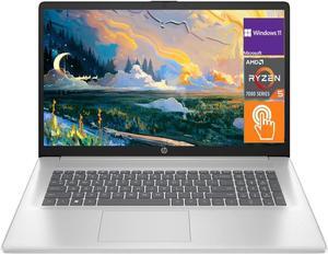 HP 17.3 HD+ Touch Laptop,AMD Ryzen 5 7530U(Beats i7,Up to 4.5GHz),AMD Radeon Graphics,Webcam,WiFi,64 GB RAM,1 TB SSD,Win 11 Home