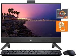 Dell Inspiron All-In-One Desktop,24" FHD Touch,AMD Ryzen 5 7530U,32GB RAM,512 TB PCIe + 1T HDD,Windows 11 Pro