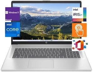 HP 17.3" HD+ Touchscreen Laptop,Intel Core i7-1355U,8 GB RAM,512 GB PCIe SSD,Win 11 Home,1 year Microsoft Office