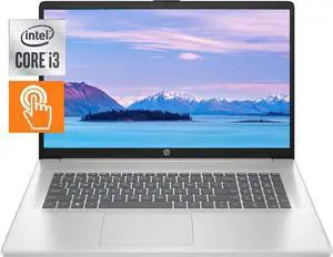 HP 17.3" i3 business Laptop,17.3" HD+ Touch display,Intel Core i3-1215U,32GB RAM,512GB SSD,Windows 11 Home,Natural Silver