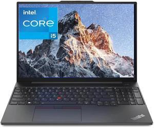 Lenovo ThinkPad E16 Gen 1 16" WUXGA Laptop,Intel Core i5-1335U,Backlit Keyboard and Fingerprint Reader,40 GB RAM,1 TB PCIe SSD,Win 11 Pro,Black