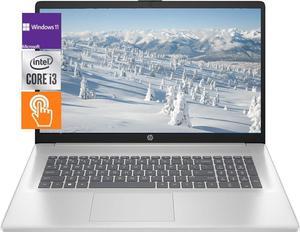 HP 17.3" HD+ Touch Laptop-Intel Core i3-1215U-16GB RAM,512GB SSD-Windows 11 Pro-Natural Silver