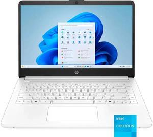 HP 14 Chromebook Laptop - Intel Celeron N4500 - 4GB RAM,64GB eMMC - Win 11 Home - White