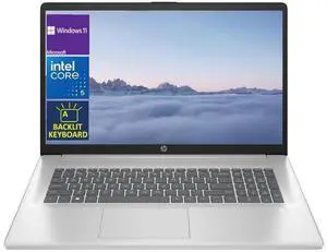 HP 17.3 FHD Laptop,Intel Core 5 120U(Beats i5-1335U),Backlit KB,Wi-Fi 6 and Bluetooth 5.3,32 GB RAM,512 GB SSD,Win 11 Home