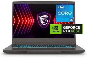 MSI Thin 15.6" FHD 144Hz Gaming Laptop,Intel Core i5-13420H,NVIDIA GeForce RTX 4060,16 GB RAM,512 GB PCIe SSD,Win 11 Home