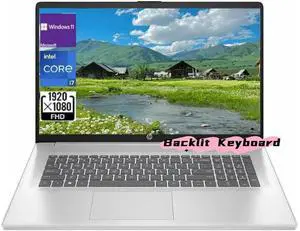 HP 17.3" FHD Business Laptop,Intel Core i7 1355U + Intel Graphics,8 GB RAM,512 GB PCIe SSD,Win 11 Home