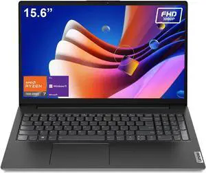 Lenovo V-Series V15 Business Laptop, 15.6" FHD Display, AMD Ryzen 7 7730U,16GB RAM, 512GB SSD,Wi-Fi, Windows 11 Pro, Black