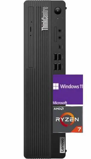 Lenovo ThinkCentre M75s Gen 2 Small Form Desktop -AMD Ryzen 7 PRO 5750G -Wi-Fi and Bluetooth -64 GB RAM,1 TB PCIe SSD -Windows 11 Pro