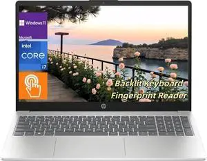 HP 15.6" FHD Touch Business Laptop - Intel Core i7 1355U - Backlit KB - Fingerprint Reader - 8 GB RAM,512 GB PCIe SSD - Win 11 Pro