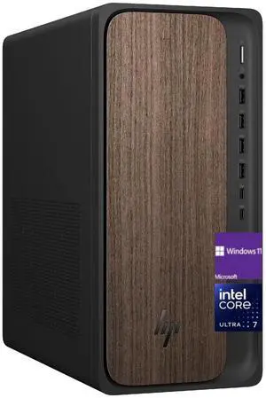 HP OmniDesk Desktop - Intel Core Ultra 7 265 + Intel AI Boost - Wi-Fi 6 and Bluetooth 5.4 - 32 GB RAM,1 TB PCIe SSD - Windows 11 Pro