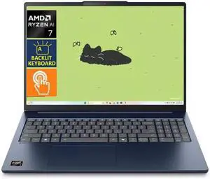 Lenovo IdeaPad Slim 5 AI Business Laptop,16" WUXGA Touch,AMD Ryzen AI 7 350 Processor,AMD Radeon860M Graphics,Backlit KB,16 GB RAM,512 GB PCIe SSD,Win 11 Home