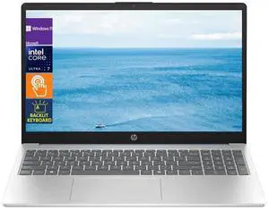 HP 15t-fd200 AI Laptop,15.6" FHD Touch Display,Intel Core Ultra 7 255U Processor,Backlit Keyboard,8GB DDR5 RAM,512 GB SSD,Win 11 Home,Moonlight blue HP 15t-fd200 AI Laptop,15.6" FHD Touch Display,Intel Core Ultra 7 255U Processor,Backlit Keyboard,8GB DDR5 RAM,512 GB SSD,Win 11 Home,Moonlight blue