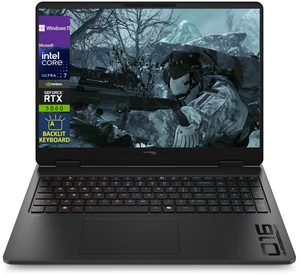 HP HyperX OMEN Gaming Laptop,16" 2K 165Hz Display,Intel Core Ultra 7 356H Processor,RTX 5060 Graphics,RGB Backlit KB,16GB DDR5 RAM,1 TB SSD,Win 11 Home