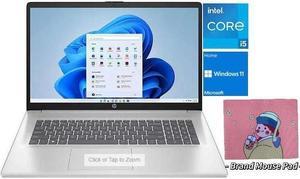HP Laptop 17.3" IPS Full HD Intel Iris Xe Graphics Intel core 13th Gen i5-1335U 32GB RAM 1TB SSD Wi-Fi 6 Bluetooth 5.3 Backlit Keyboard HDMI Windows 11 Home Silver