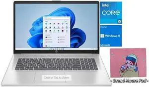 HP Laptop 17.3" IPS Full HD Intel Iris Xe Graphics Intel core 13th Gen i5-1335U 16GB RAM 1TB SSD Wi-Fi 6 Bluetooth 5.3 Backlit Keyboard HDMI Windows 11 Home Silver