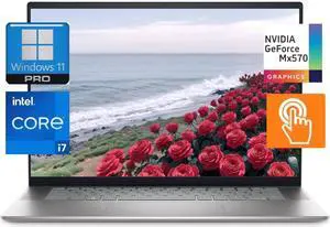 Dell Inspiron 16 5620 12th i7-1255U laptop,16.0" FHD+ (1920 x 1200) Touch,NVIDIA GeForce MX570,WiFi 6 and Bluetooth 5.2,(64 GB RAM|1 TB SSD)Windows 11 Pro,Silver