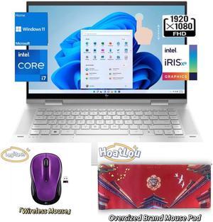 HP ENVY 2in1 156 FHD TouchScreen Laptop with Fingerprint ReaderIntel Core i71260PUp to 48GHzWiFi 6 and Bluetooth 52 64GB RAM2TB SSD Windows 11 Home Silver