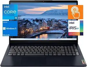 Lenovo IdeaPad 3i 11th i5 Laptop,15.6" FHD Touch,Intel Core i5-1155G7 Processor,WiFi 6 and Bluetooth 5.2,20 GB RAM|1 TB SSD,Windows 11 Home,Abyss Blue
