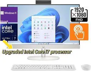 HP All-in-One 27" Touchscreen Desktop,Intel Core Ultra 7 155U (Beats Intel i7-1355U),Wi-Fi 6 and Bluetooth 5.3,32 GB RAM,1TB SSD,Win 11 Home HP All-in-One 27" Touchscreen Desktop,Intel Core Ultra 7 155U (Beats Intel i7-1355U),Wi-Fi 6 and Bluetooth 5.3,32 GB RAM,1TB SSD,Win 11 Home