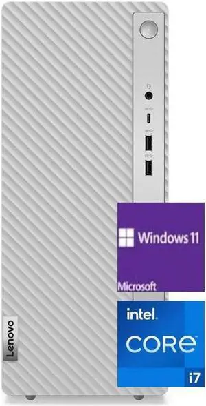 Lenovo IdeaCentre Tower Desktop,Intel Core i7-14700,Intel UHD Graphics 770,USB Keyboard,USB Keyboard,64GB DDR5 RAM,2 TB SSD,Win 11 Pro