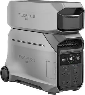 EcoFlow 8kWh Portable Power Station: DELTA Pro 3 with Extra Battery, 120/240V 4000W AC Output, Solar Generator for Home Use, Camping, Emergencies, Power Outages, RVs, and Outdoor Generators
