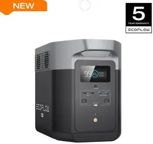 ECOFLOW Portable Power Station DELTA 2 Max 1900, 2400W LFP Solar Generator, Full Charge in 1 Hr, 1900Wh Solar Powered Generator for Home Backup