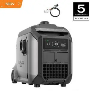 EcoFlow 3200W DC Fast Charging Dual Fuel Smart Generator with LPG and Gas Support, Smart Control, for Home Power Backup, Emergency, Compatible with DELTA Pro 3 / DELTA Pro