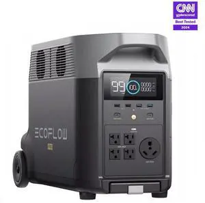 EcoFlow DELTA Pro Portable Power Station 3600Wh Capacity,Solar Generator,3600W AC Output for Outdoor Camping,Home Backup,Emergency,RV,off-Grid