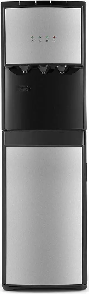 COSVALVE 5 Gallon Hot/Cold Water Dispenser Bottom Loading 3 Temperature Spouts w/ Child Safety Lock