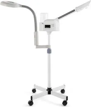 Artist Hand Professional 2 in 1 5x LED Magnifying Lamp Facial Steamer Upgrade Esthetician Steamer with Hot & Cold Nozzle Beauty Salon Spa