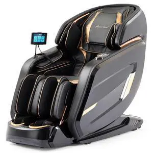 4D Massage Chair Full Body, 51" SL Track Zero Gravity Massage Chair Recliner with 24 Modes, Back Calf Foot Heating, Bluetooth Speaker, Airbags, AI Voice Control, Body Scan, Foot Massager