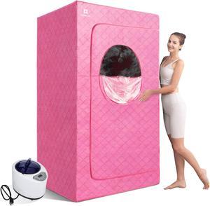 COSVALVE Full Size Personal Steam Sauna for Home Spa 2.6L & 1000 W Steam Generator, Lightweight Portable Sauna Tent with Remote Control, Indoor Steam Room for Relaxation