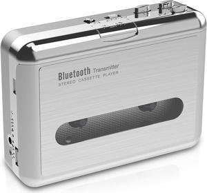 Rybozen Bluetooth Walkman Cassette Player Bluetooth Transfer Personal Cassette, 3.5mm Headphone Jack and Earphones Included