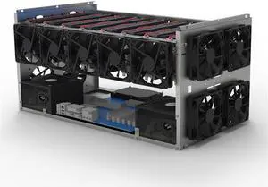Paiying For Crypto ETH BTC 6/8/10 GPU Card Open Air Frame Case Mining Bracket Stackable