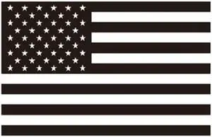 Paiying 1x Back Middle Window American Flag Sticker For 2019-2022 Chevy Silverado Sierra