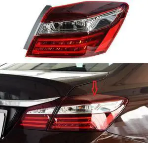 Acaigel Outer Passenger Right Tail Light Replacement For 2016-17 Honda Accord 4dr Sedan