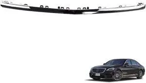 New Front Mid Bumper Trim Lip Bezel Chrome For Mercedes S450 S560 W222 2018-2020