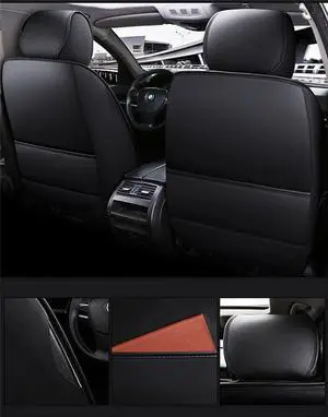 Paiying Deluxe PU Leather Car Seat Covers Front Rear Cushion Fit 5-Seats Sedan Paiying Deluxe PU Leather Car Seat Covers Front Rear Cushion Fit 5-Seats Sedan