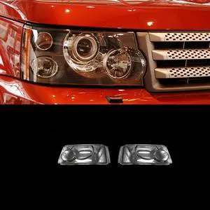 Acaigel 1 Pair Headlight Headlamp Lens Cover For Land Rover Range Rover Sport 2005-2009
