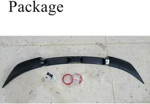 Paiying GT Style Car Rear Trunk Spoiler Wing with 3 Posts Carbon Fiber Look US Paiying GT Style Car Rear Trunk Spoiler Wing with 3 Posts Carbon Fiber Look US