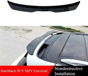Acaigel 39'' Glossy Black Car Rear Roof Spoiler Lip  Sticker Hatchback SUV MPV